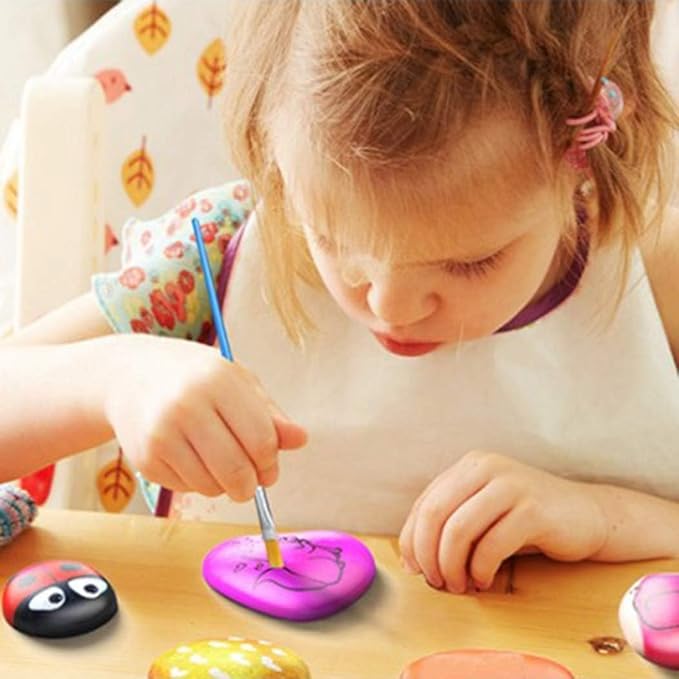 JOY JUNGLE Rock Painting
